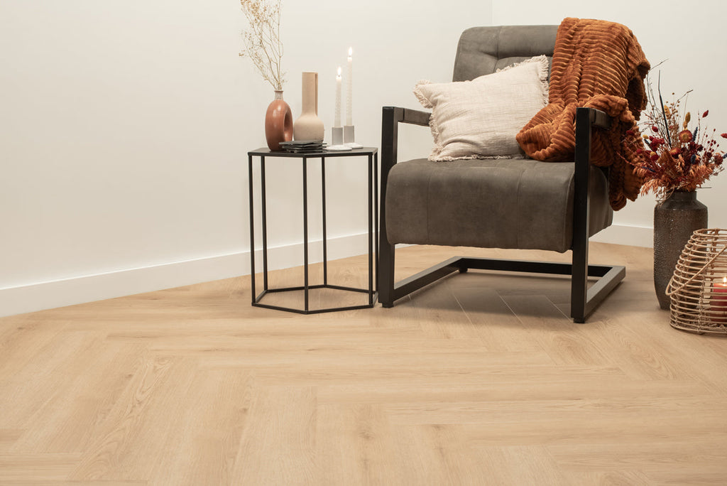 Floer Walvisgraat PVC – Bryde Bruin