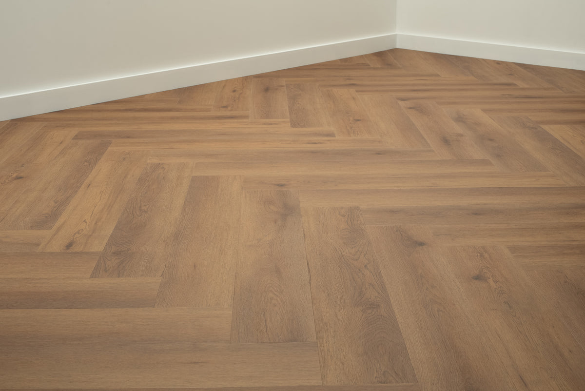 Floer Walvisgraat PVC – Narwal Nootbruin