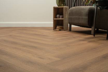 Floer Walvisgraat PVC - Narwal Nootbruin
