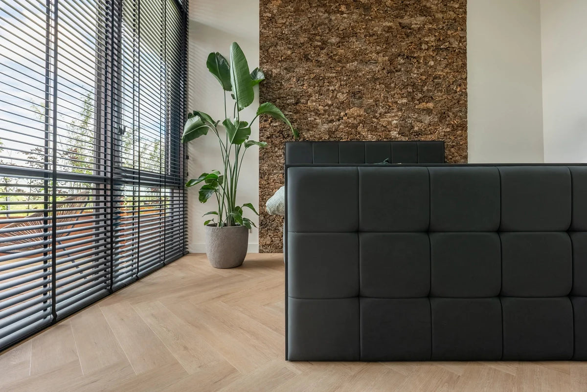 Floer Walvisgraat PVC – Gaia Grijsbeige