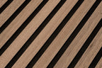 Floer Akupanel Wandpanelen -- Lichtbruin Noten 240cm