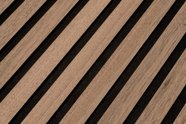 Floer Akupanel Wandpanelen -- Lichtbruin Noten 240cm