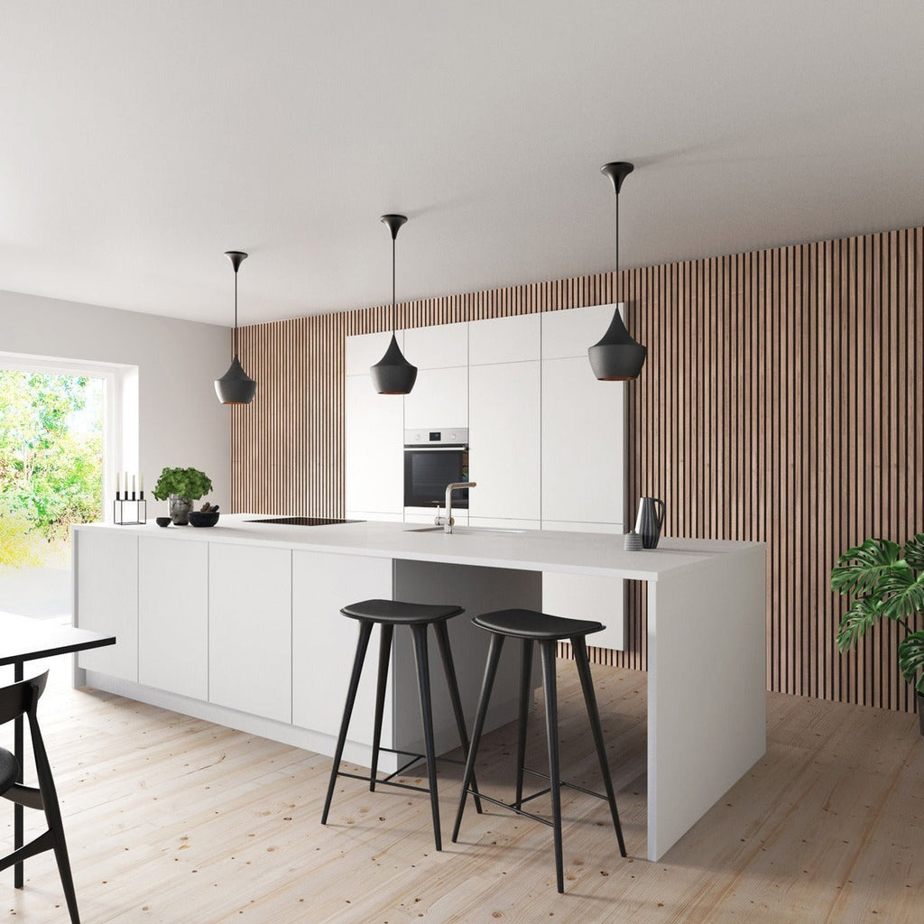 Floer Akupanel XL wandpanelen – Lichtbruin Noten