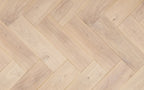 Visgraat Parket Rustiek Eiken Multiplank – Wit Geolied