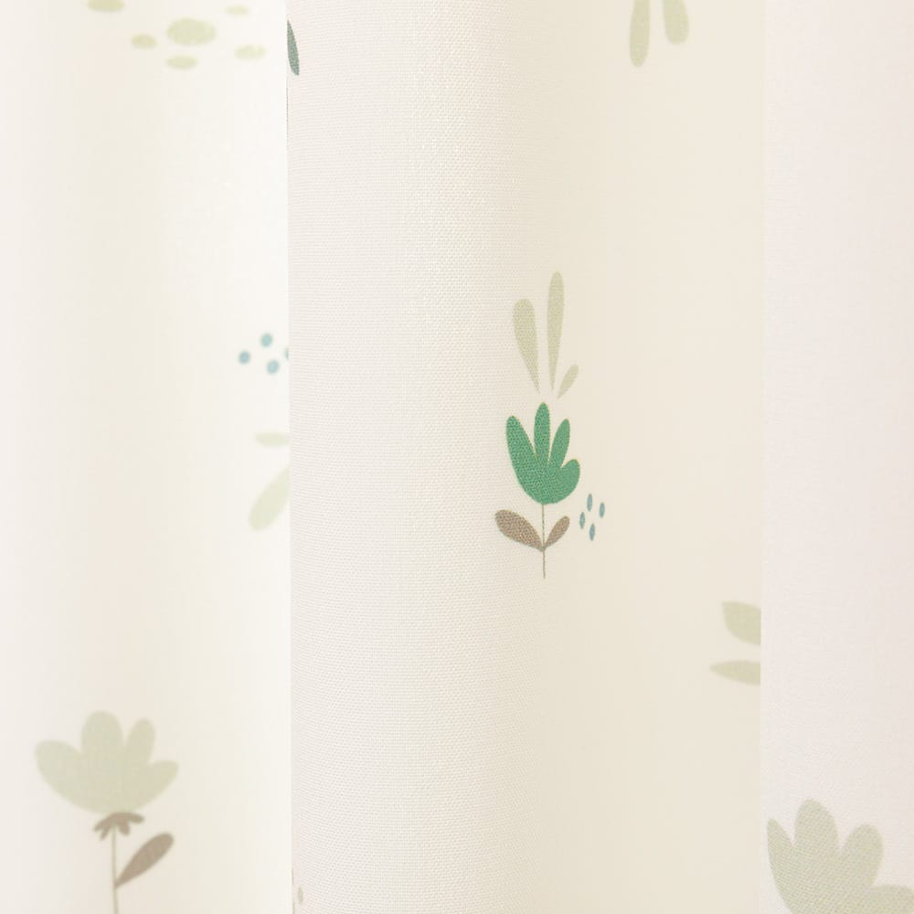 Flowery – Off White met Blauw – 43 — 140 cm