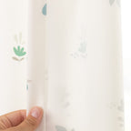 Flowery – Off White met Blauw – 43 — 140 cm