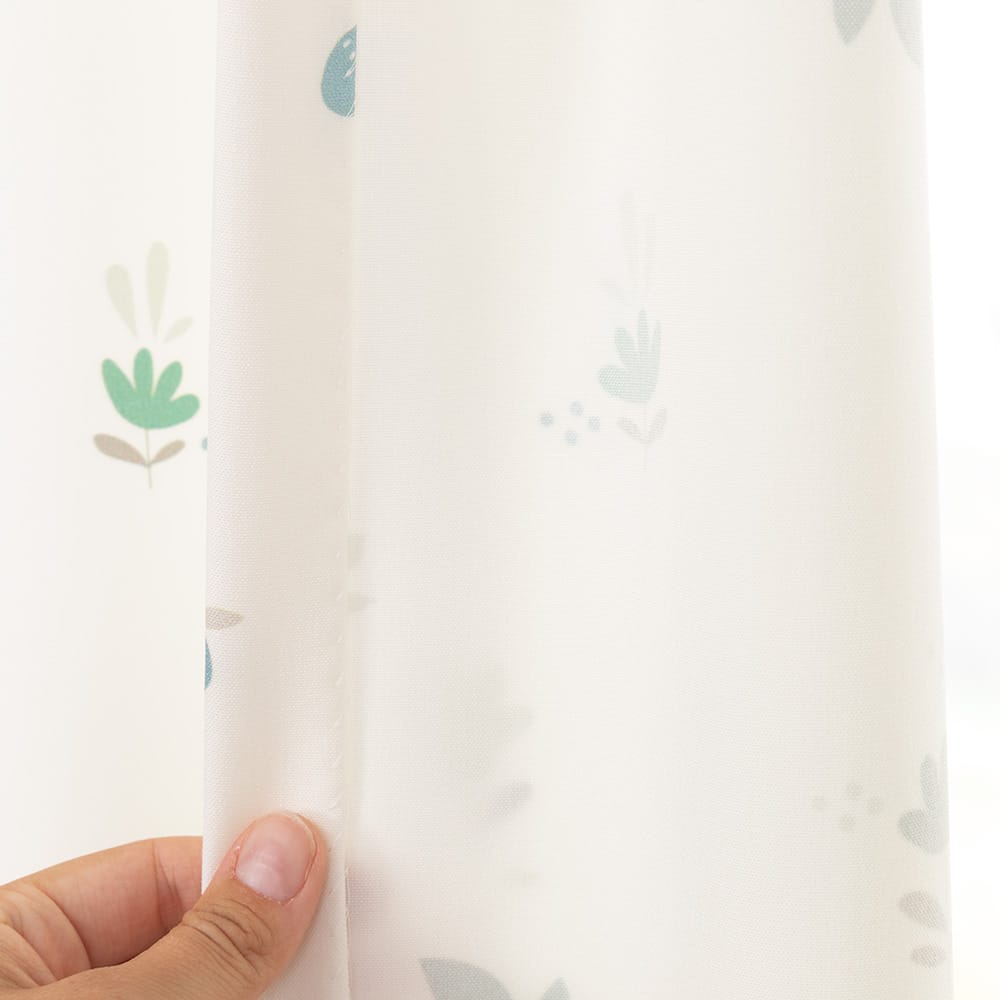 Flowery – Off White met Blauw – 43 — 140 cm