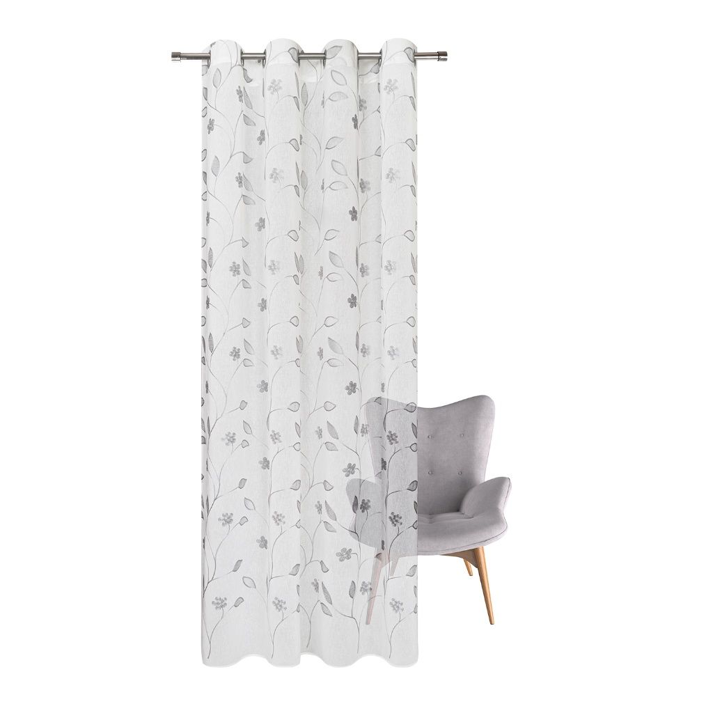 Gerster 41144 0840 lichtgrijs - 245 x 145 cm (hoogte x breedte)