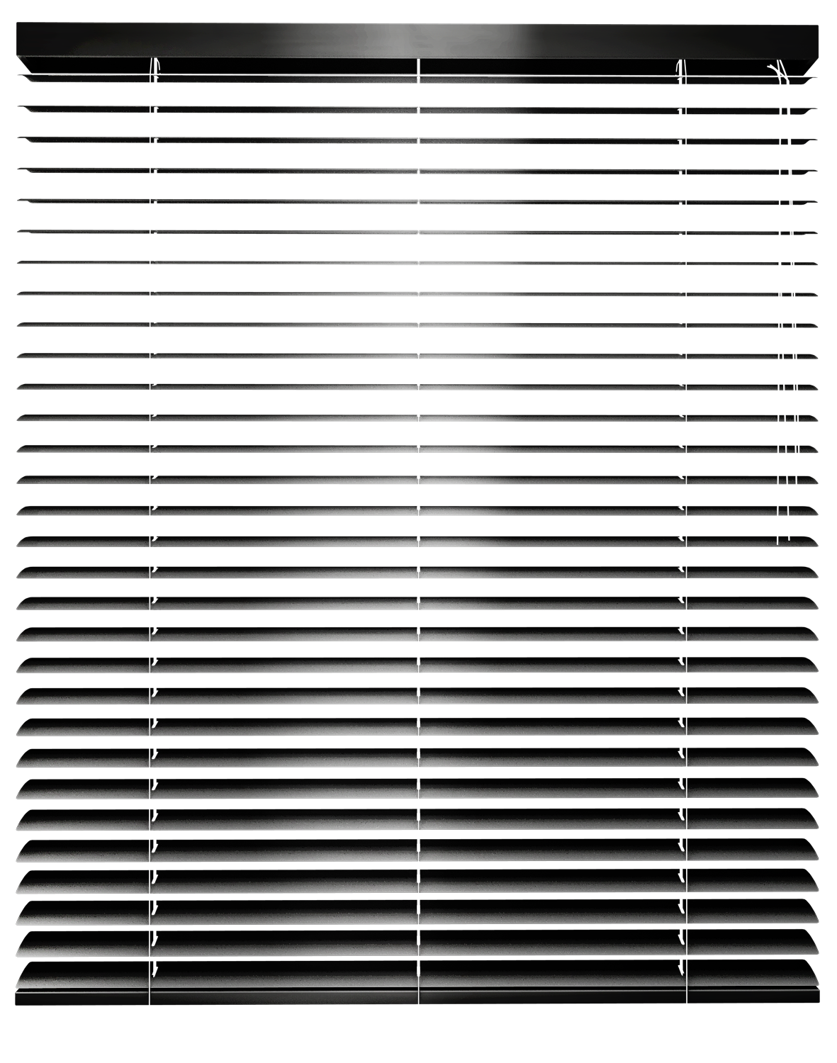 Vedelux Aluminium - Glanzend zwart - 50 mm - materiaalweergave