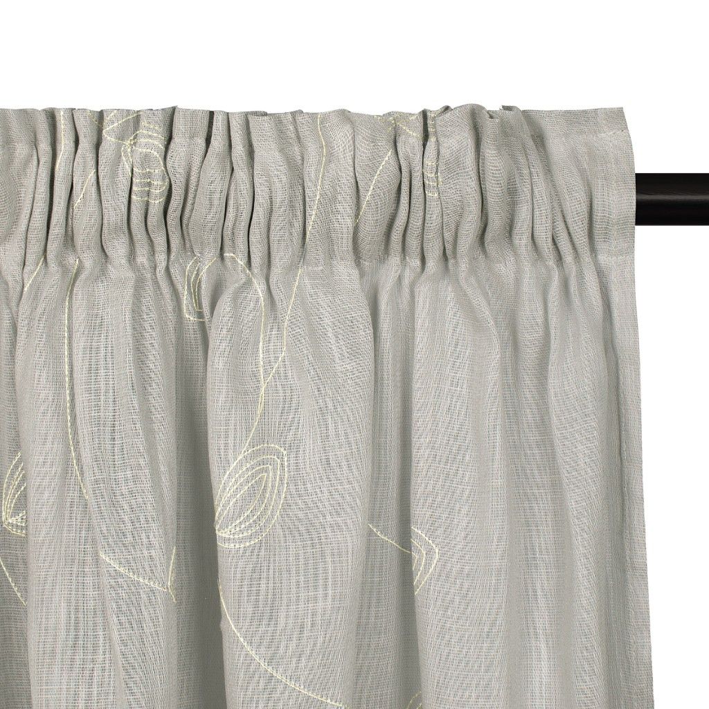 Gerster 40742 0840 lichtgrijs - 245 x 140 cm (hoogte x breedte)