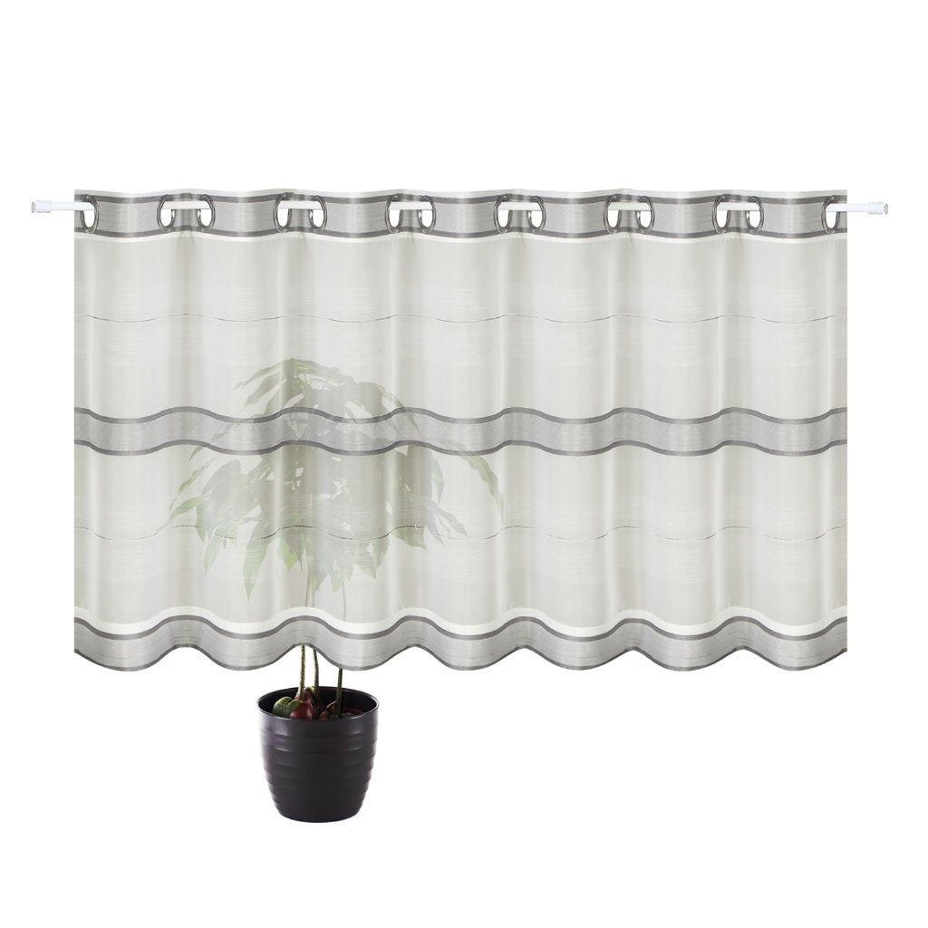 Gerster 40754 0870 lichtgrijs - 50 x 140 cm (hoogte x breedte)