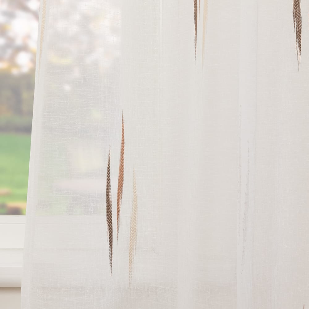 Ikata – Off White met Bruin – 2 — 300 cm