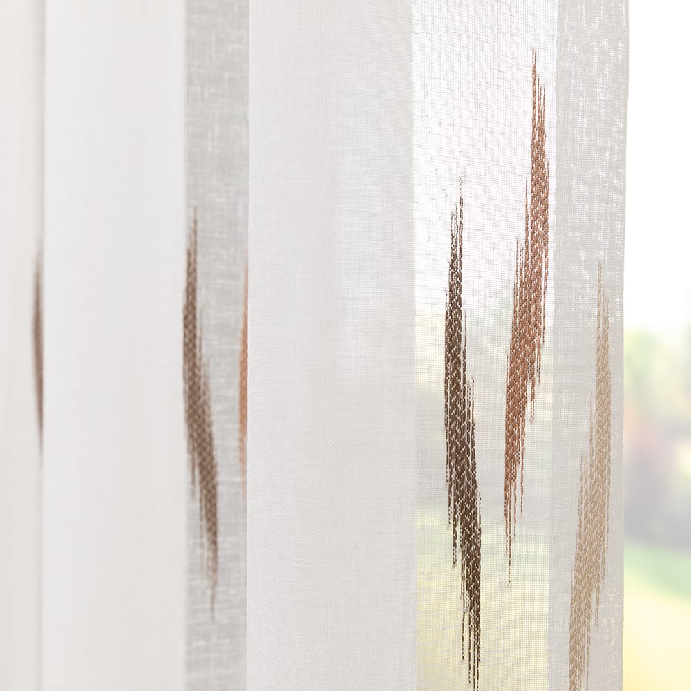 Ikata – Off White met Bruin – 2 — 300 cm