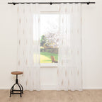 Ikata – Off White met Bruin – 2 — 300 cm
