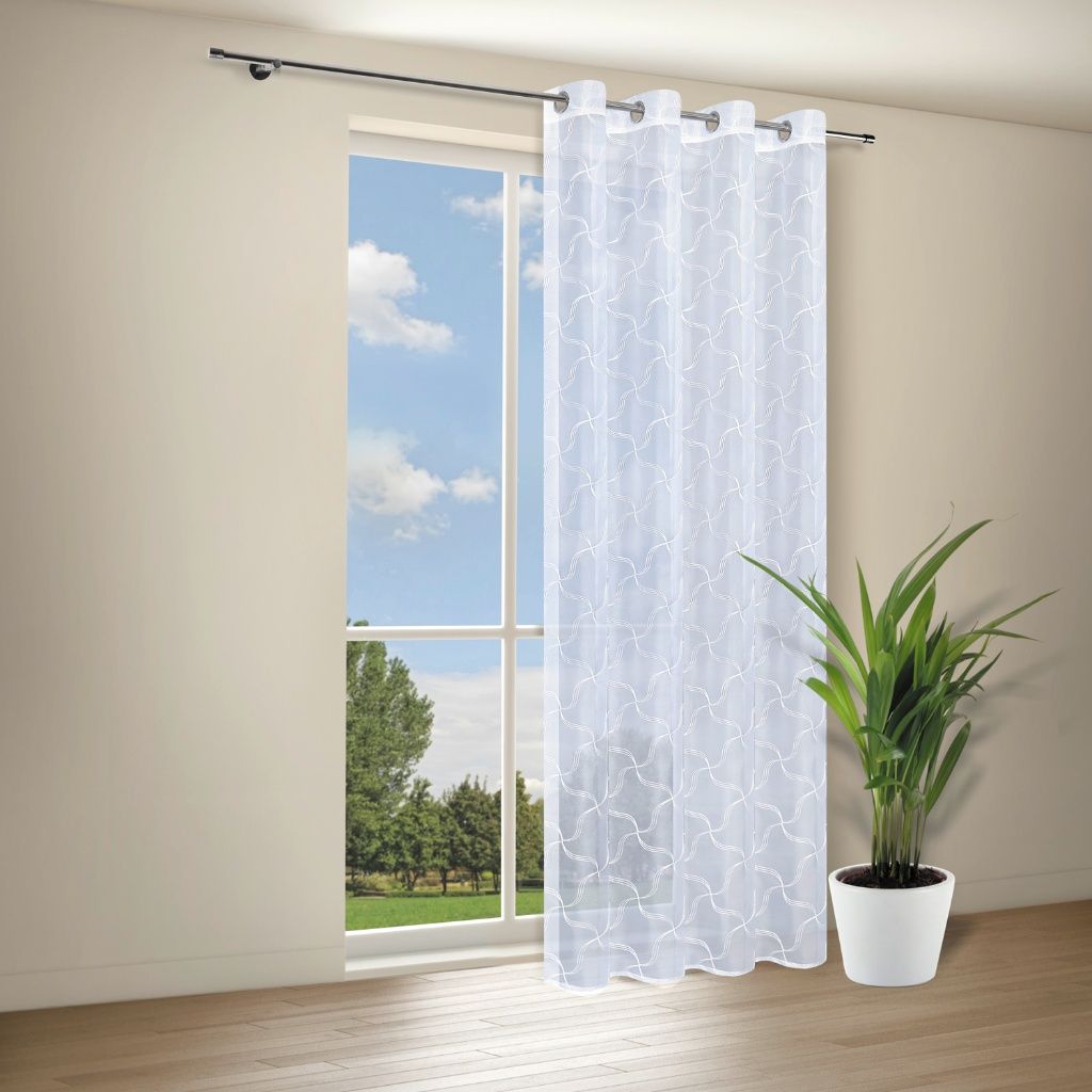Gerster 40841 0001 wit - 235 x 135 cm (hoogte x breedte)