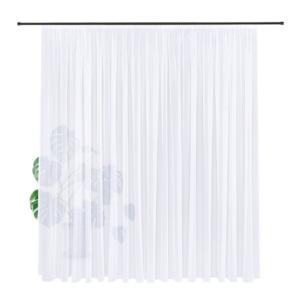 Gerster 40794 0001 wit - 245 x 450 cm (hoogte x breedte)