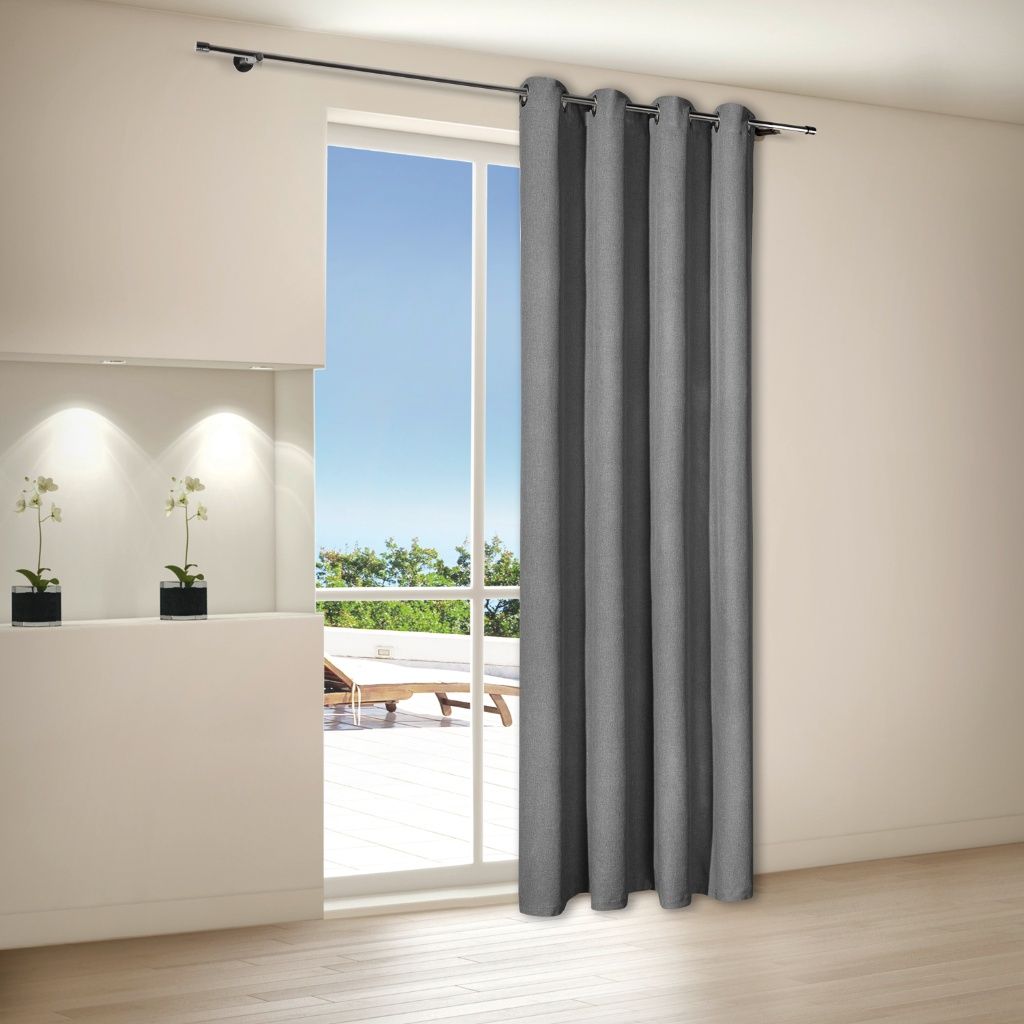 Gerster 40607 0810 antraciet - 235 x 140 cm (hoogte x breedte)