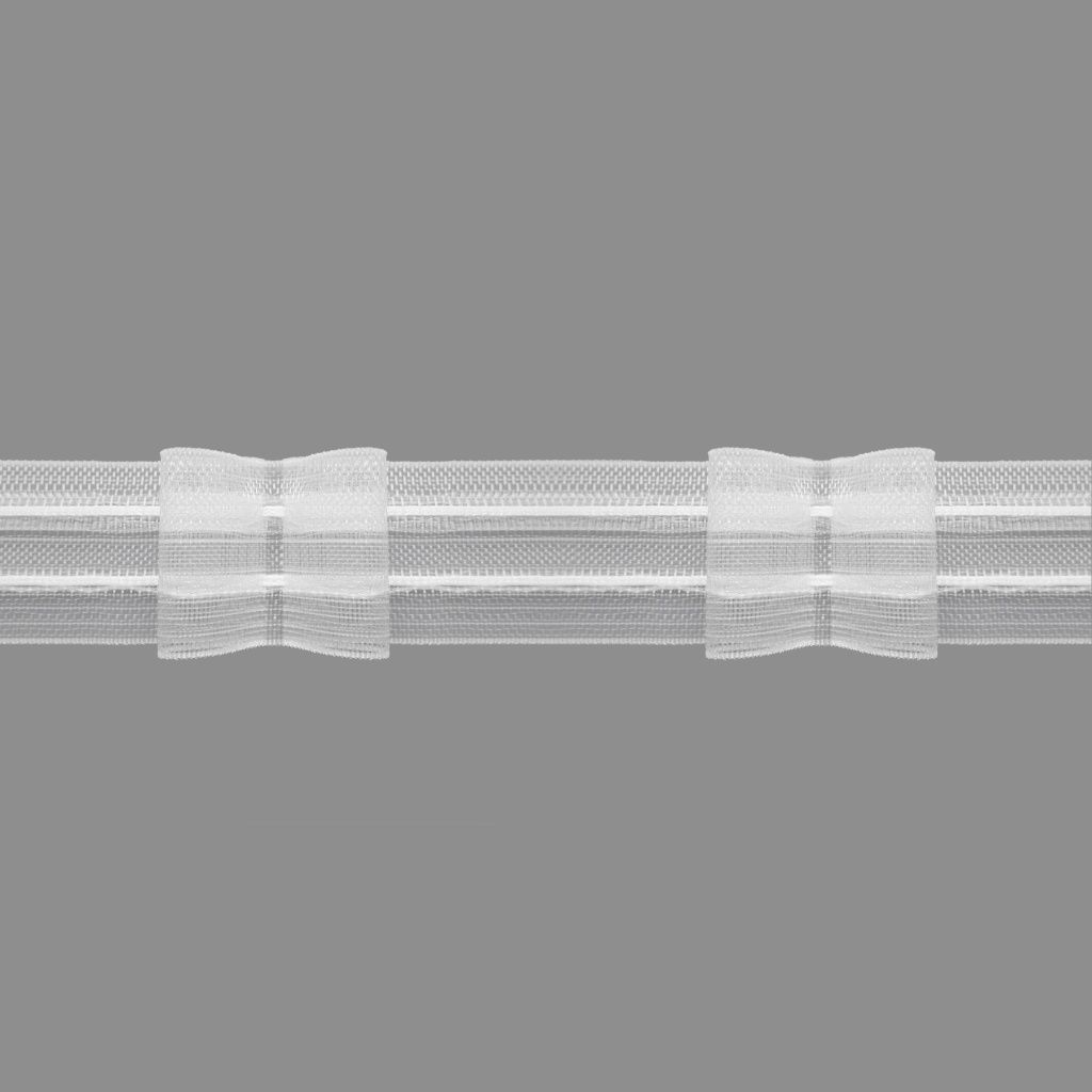 Gerster 6607 Faltenband 28mm, 200%, trans - 28 mm bandbreedte