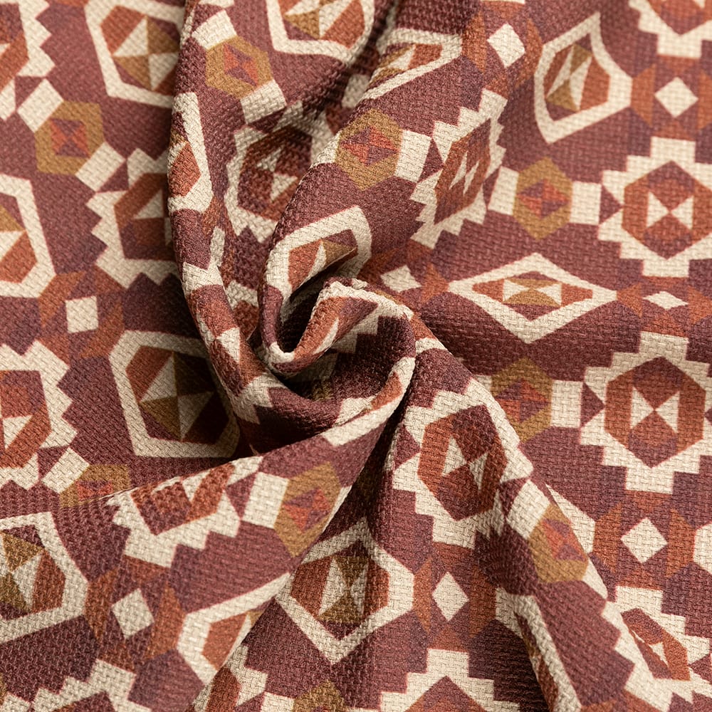Kelim F.R. – Bordeaux Rood – 98 — 136 cm