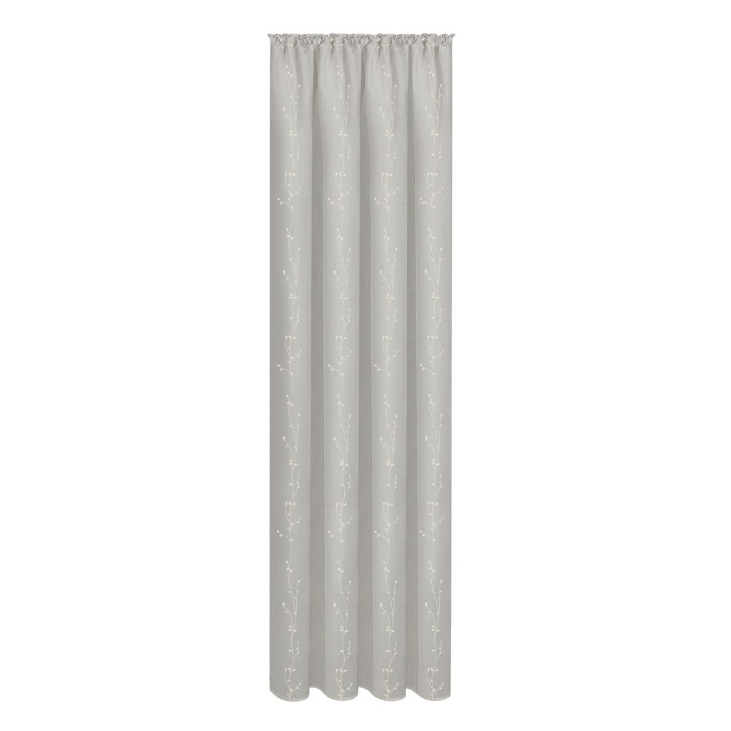 Gerster 40741 0840 lichtgrijs - 245 x 140 cm (hoogte x breedte)