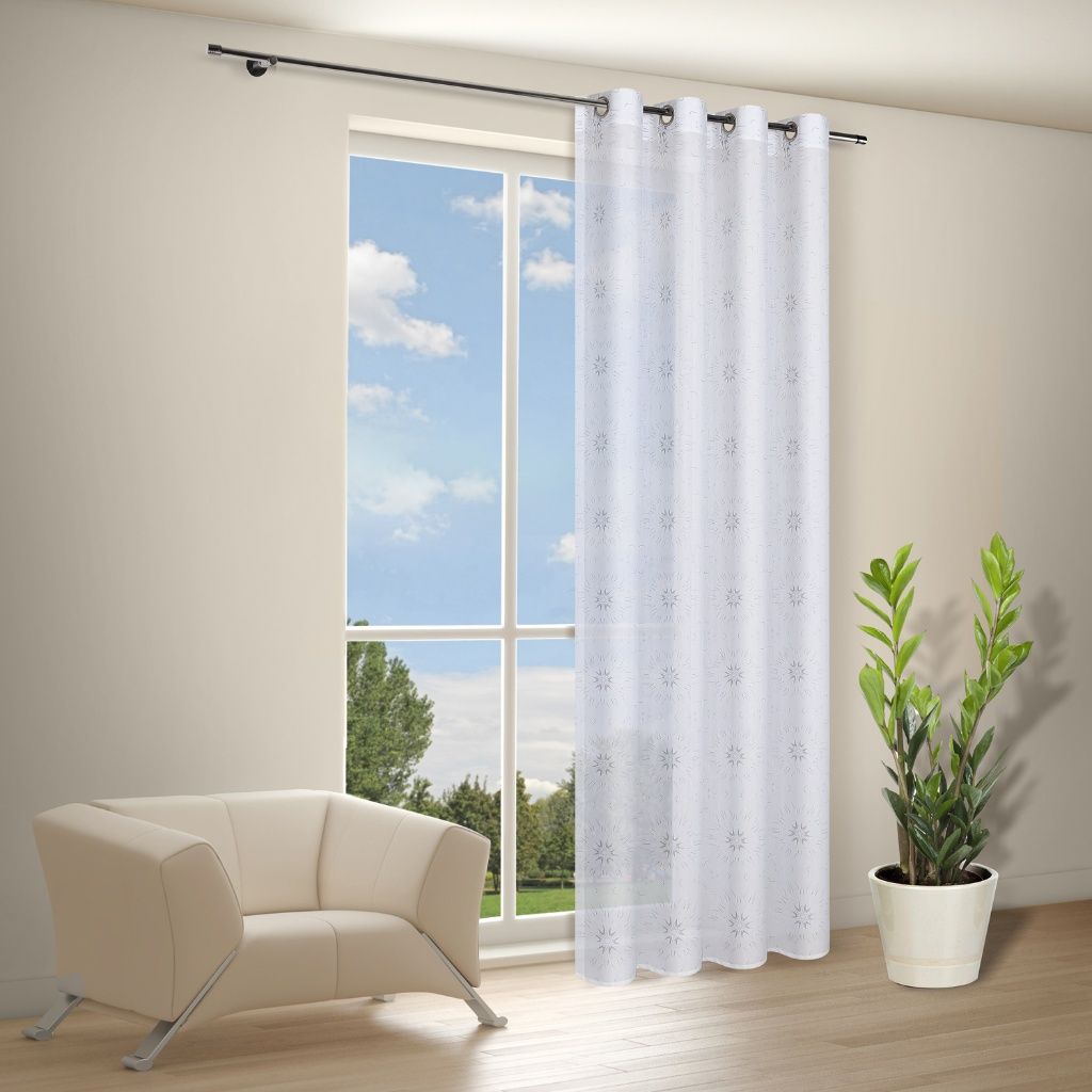 Gerster 40664 0081 grijs/blauw - 235 x 140 cm (hoogte x breedte)