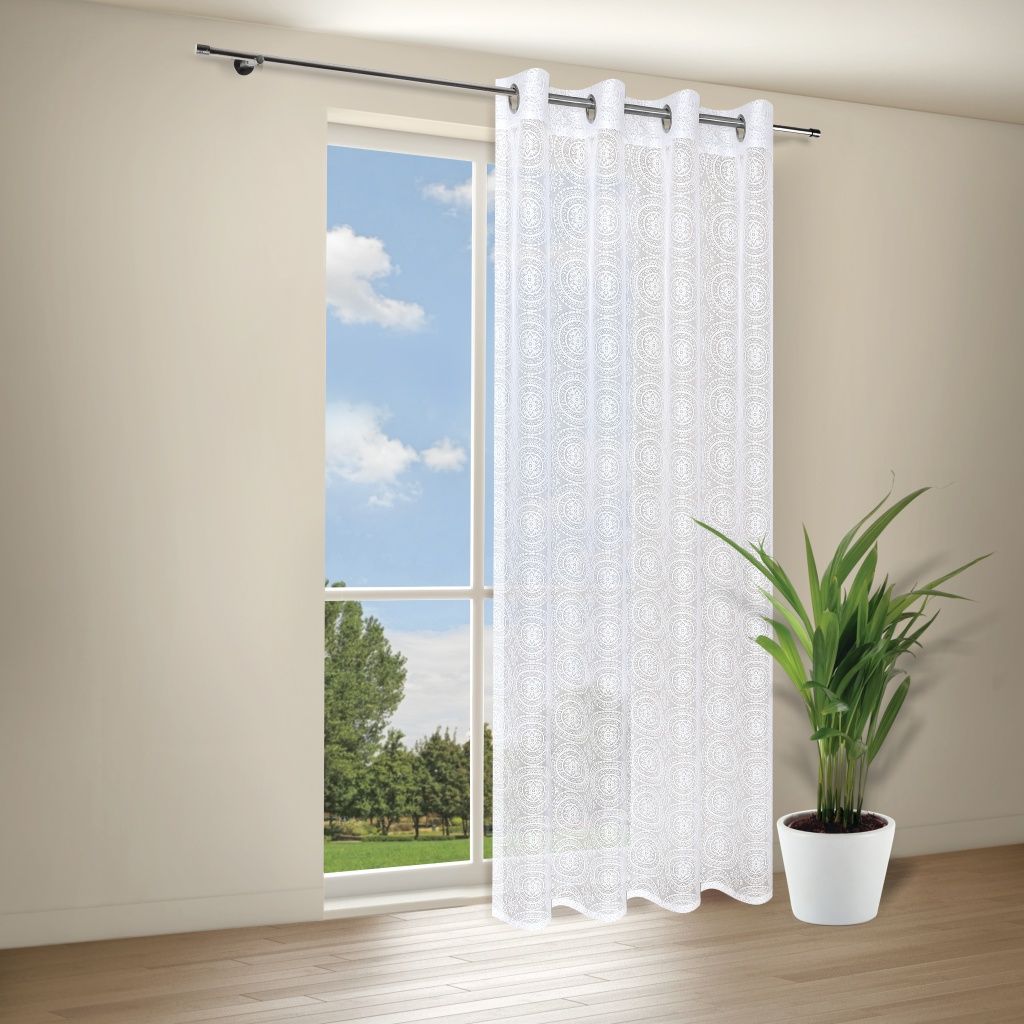 Gerster 40975 0001 wit - 245 x 140 cm (hoogte x breedte)