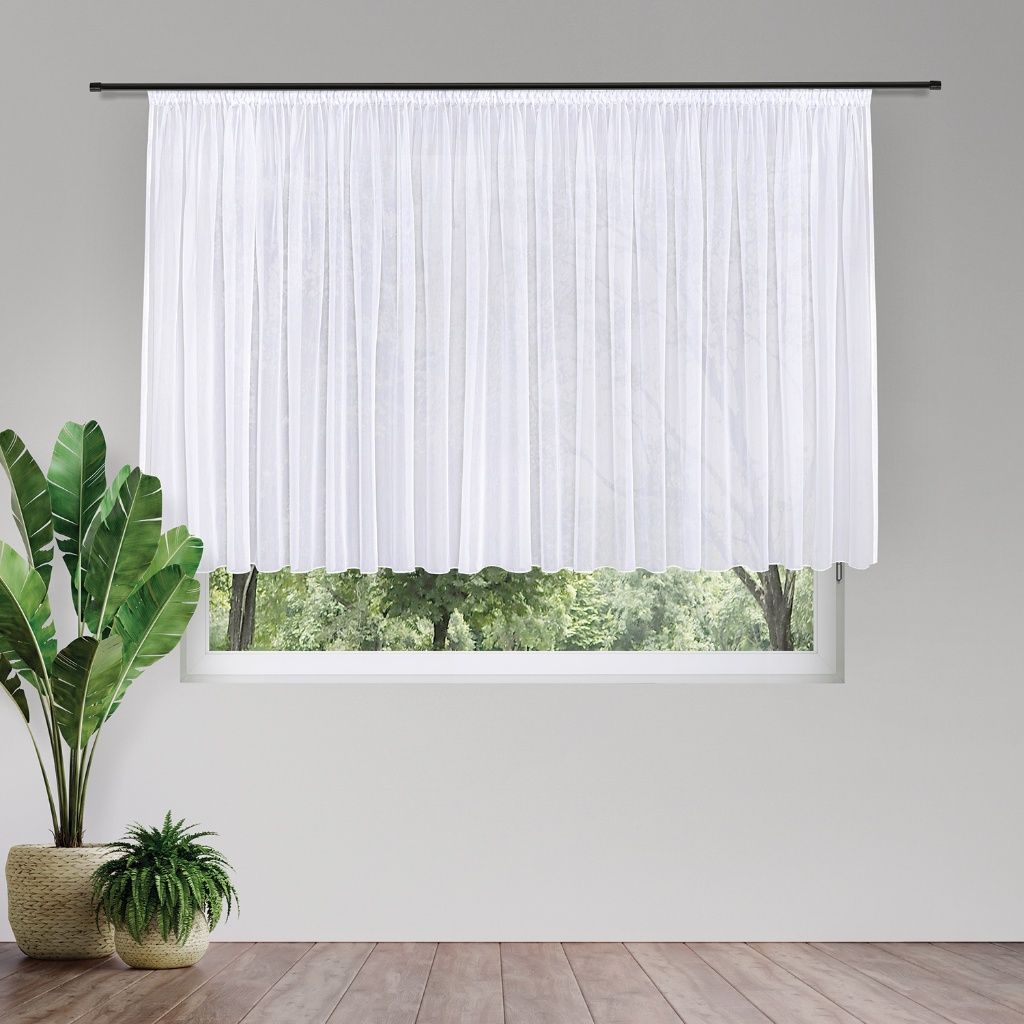 Gerster 40795 0001 wit - 150 x 450 cm (hoogte x breedte)