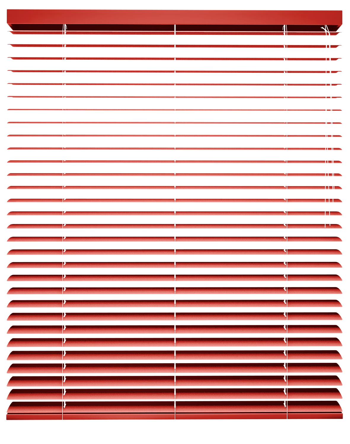 Vedelux Aluminium - Mat rood - 50 mm - materiaalweergave
