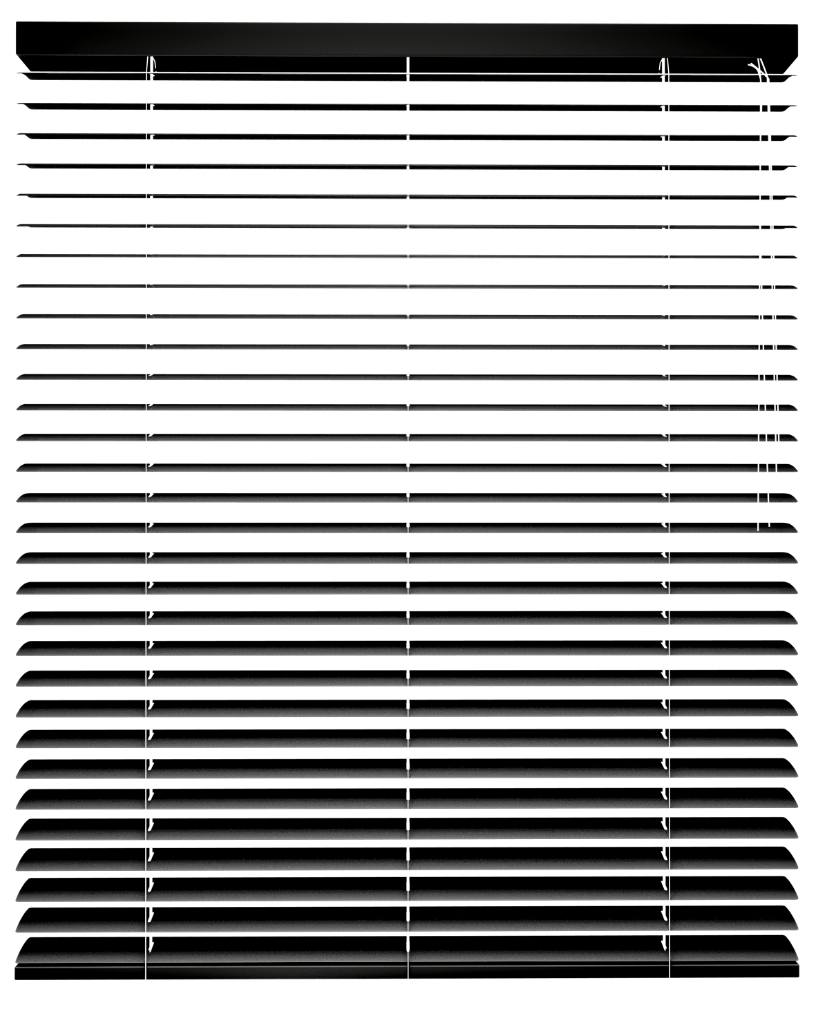 Vedelux Aluminium - Mat zwart - 50 mm - materiaalweergave