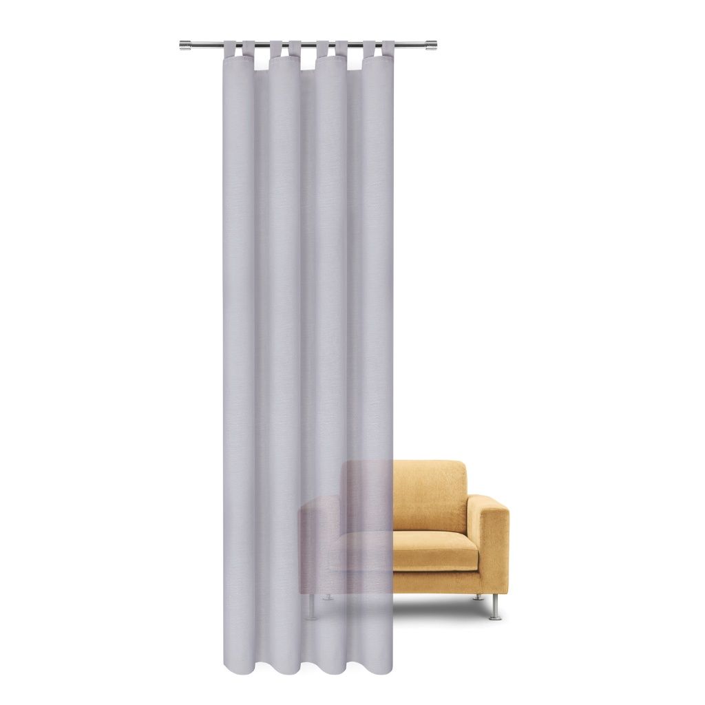 Gerster 40984 0870 lichtgrijs - 245 x 140 cm (hoogte x breedte)