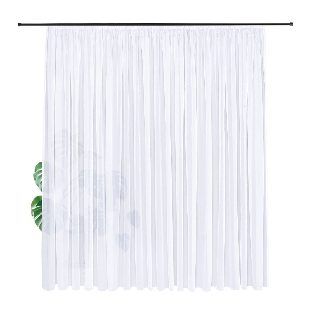 Gerster 40942 0001 wit - 245 x 450 cm (hoogte x breedte)