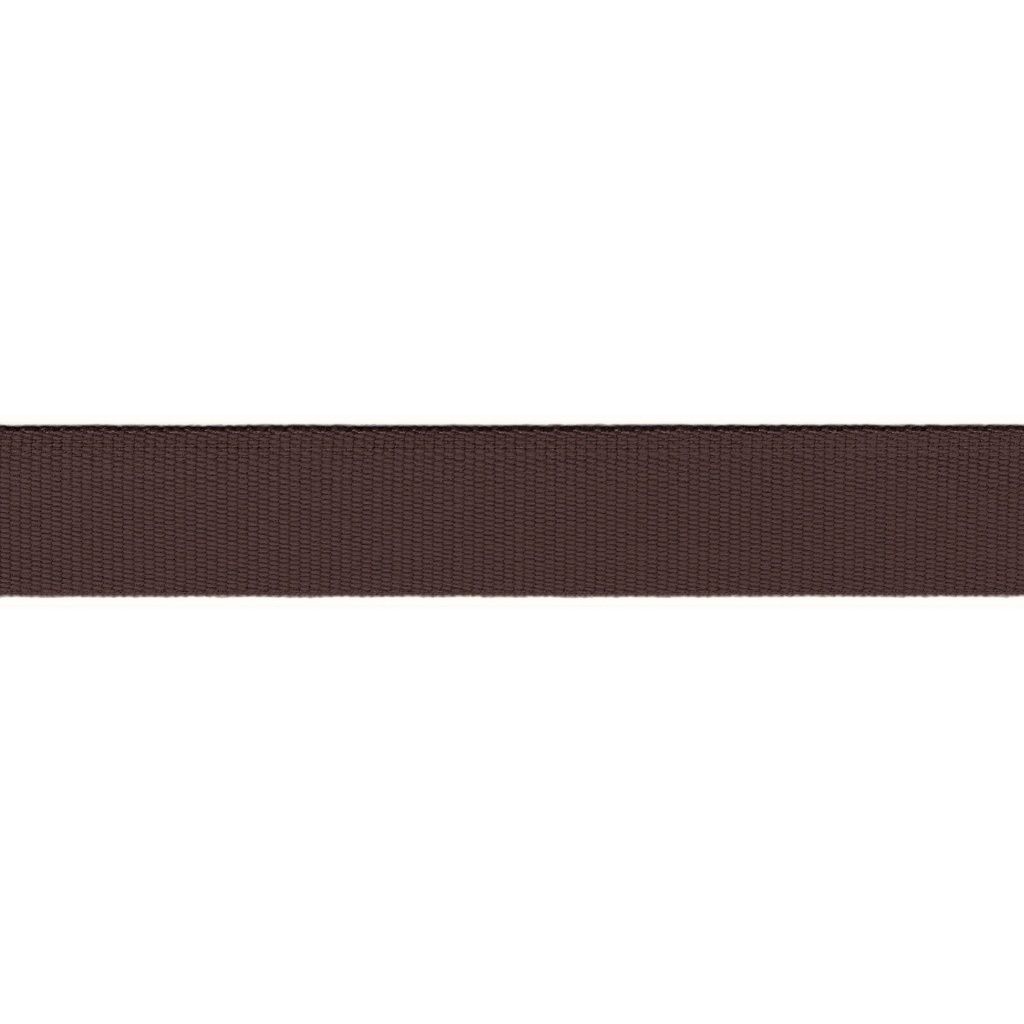 Gerster 61200 Ripsband 26mm 0200 bruin - 25 mm bandbreedte