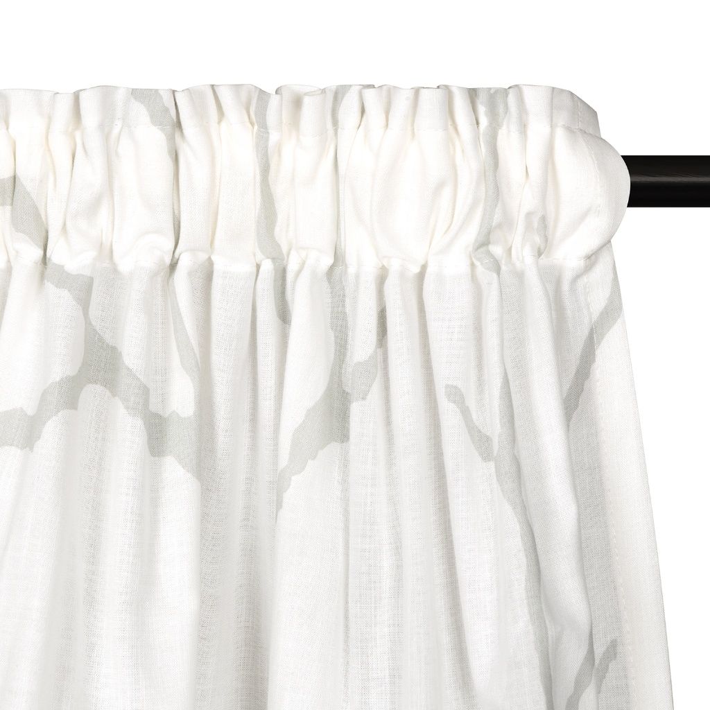 Gerster 40706 0840 lichtgrijs - 245 x 140 cm (hoogte x breedte)