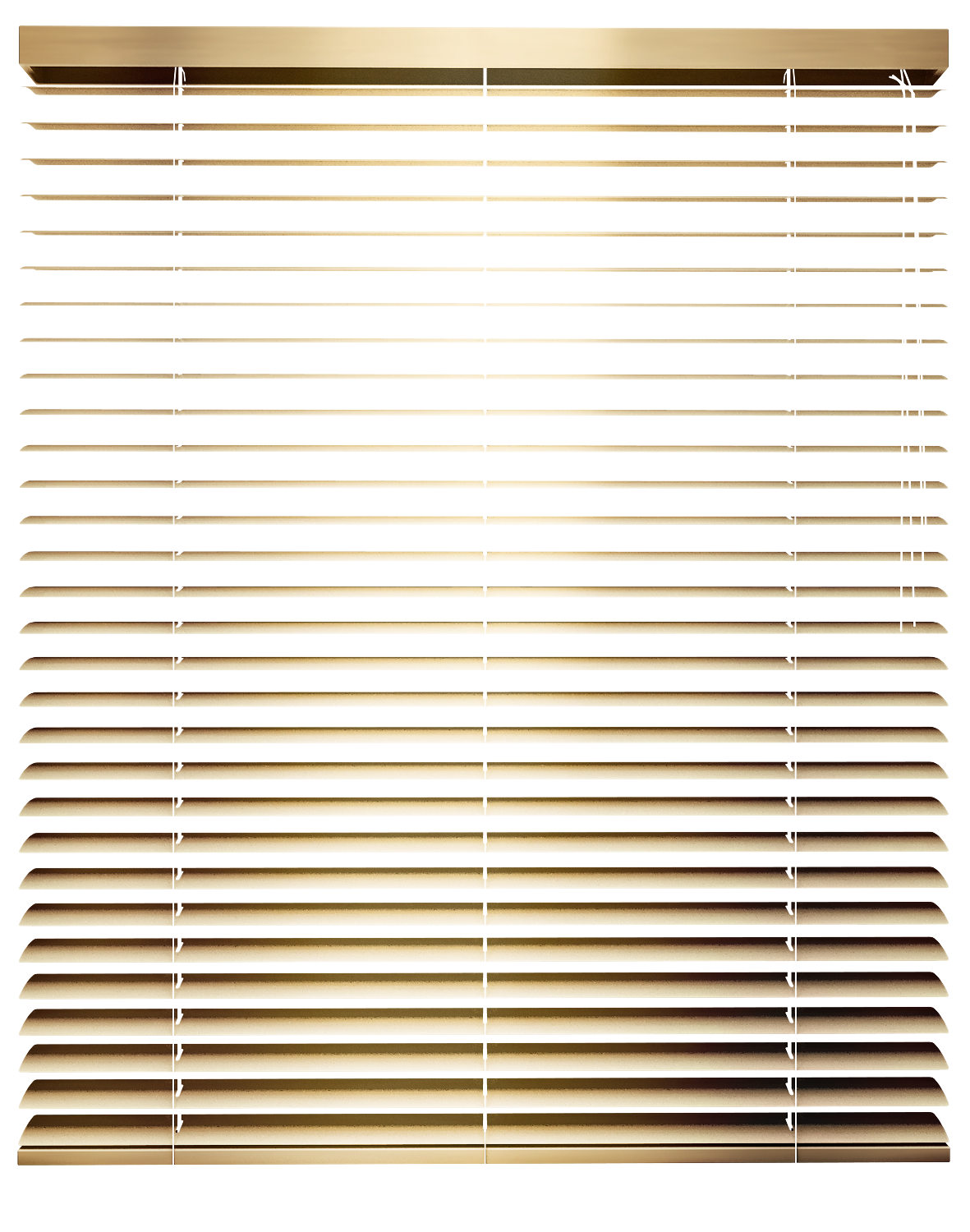 Vedelux Aluminium - Perfo goud - 50 mm - materiaalweergave