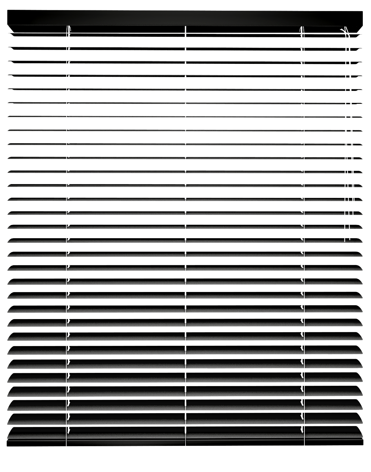 Vedelux Aluminium - Perfo mat zwart - 50 mm - materiaalweergave