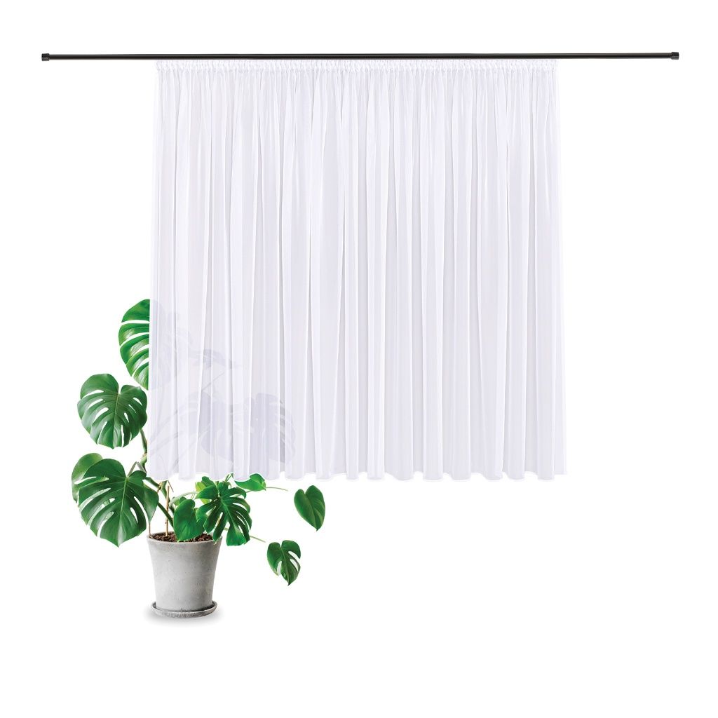 Gerster 40793 0001 wit - 175 x 300 cm (hoogte x breedte)