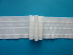 Gerster 6276 Faltenband 50mm, 200%, weiß weiß wit - 50 mm bandbreedte