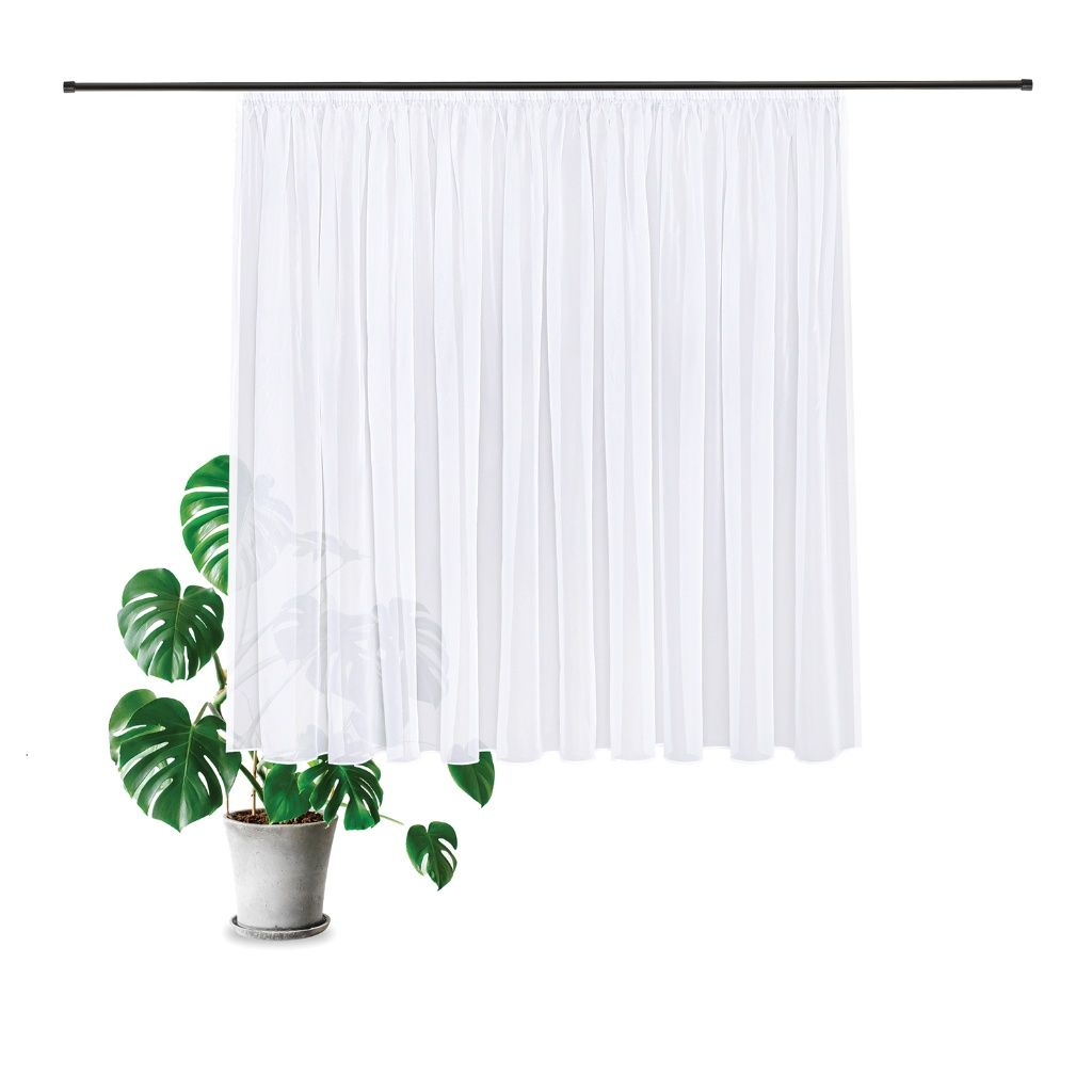 Gerster 40938 0001 wit - 180 x 300 cm (hoogte x breedte)