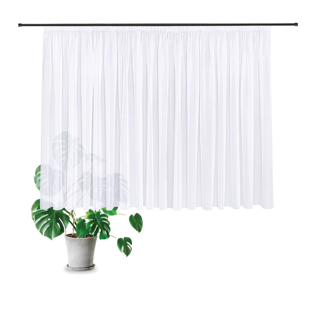 Gerster 40790 0001 wit - 175 x 450 cm (hoogte x breedte)