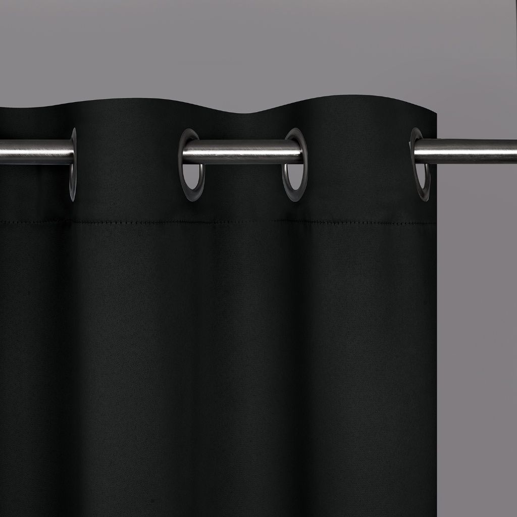 Gerster 41140 0999 zwart - 245 x 145 cm (hoogte x breedte)