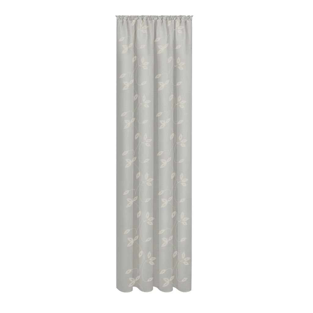 Gerster 40742 0840 lichtgrijs - 245 x 140 cm (hoogte x breedte)