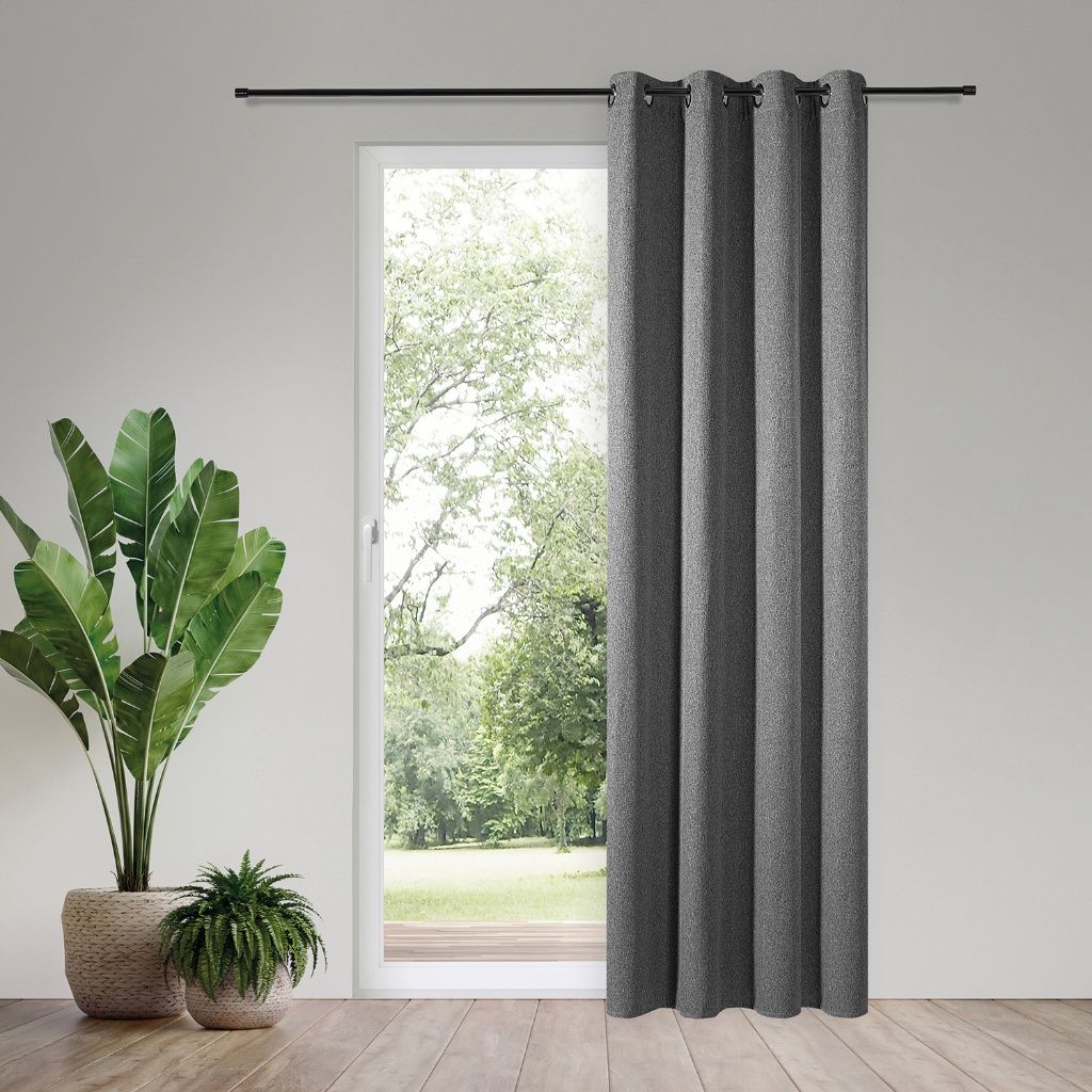 Gerster 41148 0840 lichtgrijs - 245 x 145 cm (hoogte x breedte)