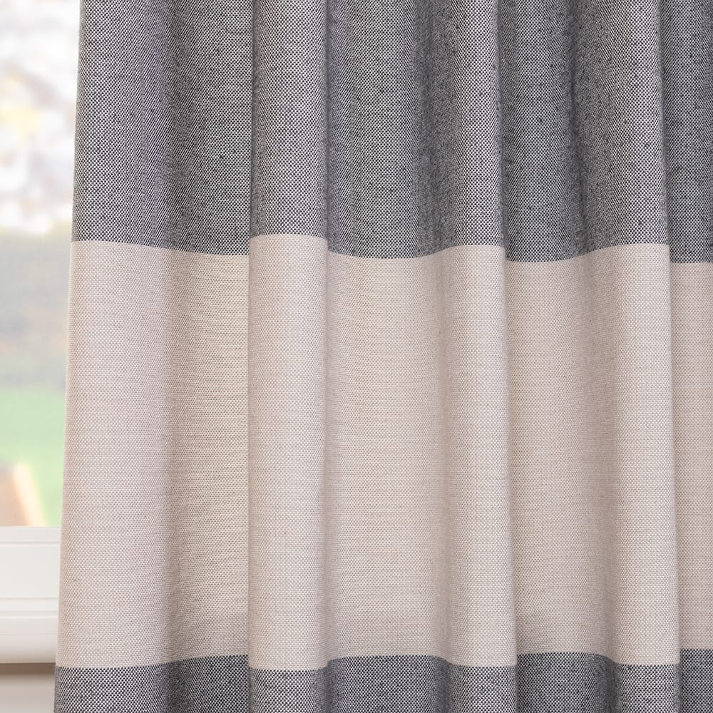 Recycle Stripe – Stro met Blauw Grijs – 51 — 135 cm