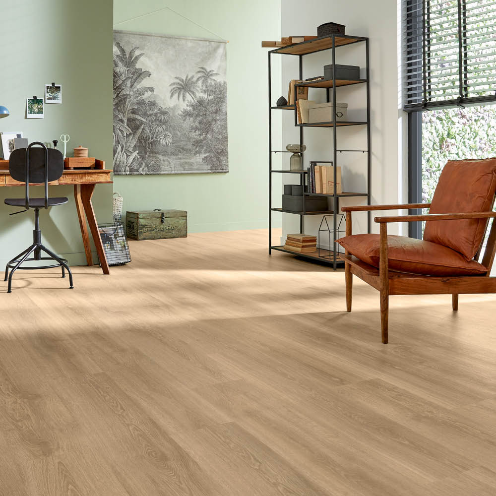 mFLOR Solcora+ River Oak Tarn - Klik PVC