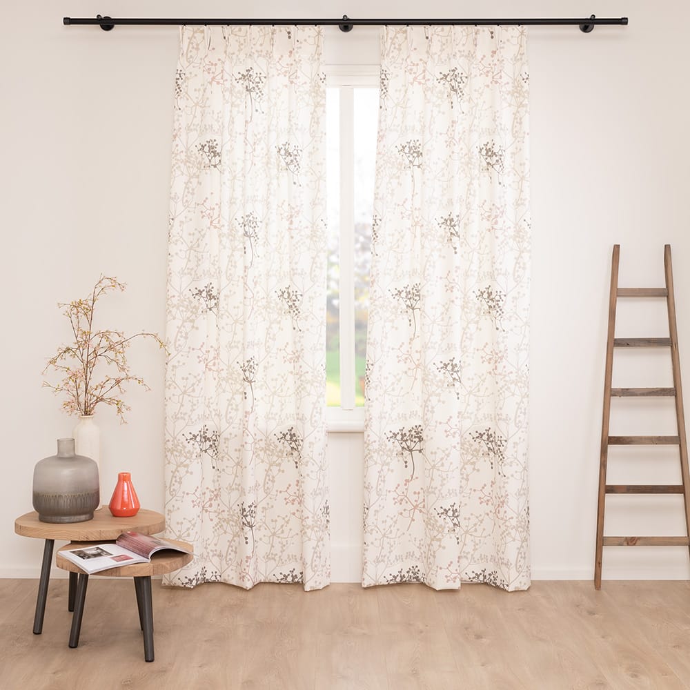 Sureau – Taupe met Oud Roze – 21 — 138 cm