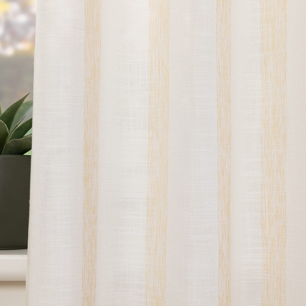 Swipe – Off white met geel – 73 — 320 cm