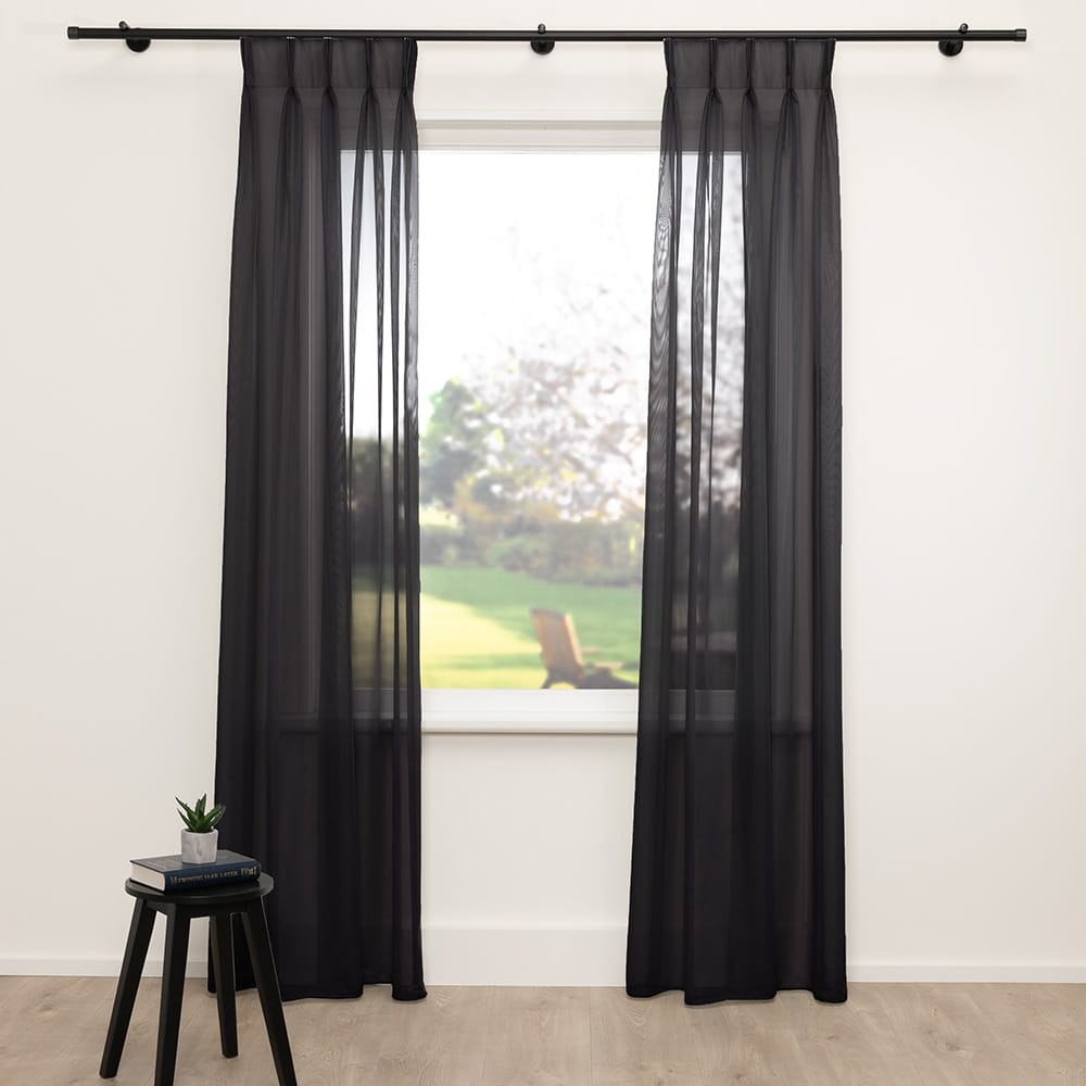 Top voile – Zwart – 10 — 320 cm