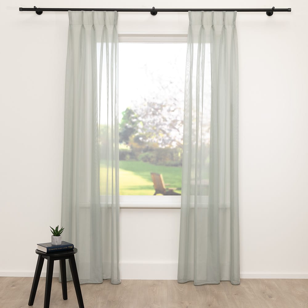 Top voile – Grijs groen – 31 — 320 cm