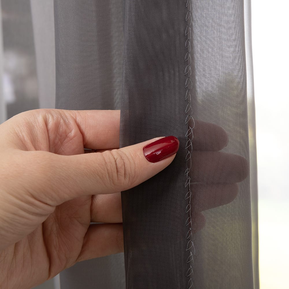 Top voile – Antraciet – 53 — 320 cm
