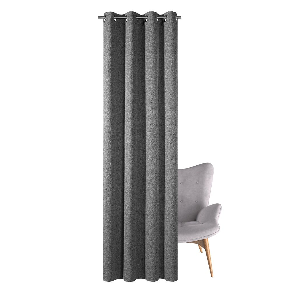 Gerster 41148 0840 lichtgrijs - 245 x 145 cm (hoogte x breedte)